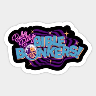 Baby Billy's Bible Bonkers Retro Sticker